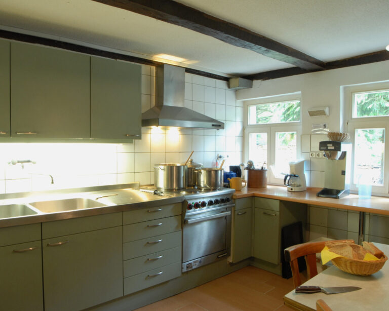 Küche im Haupthaus
