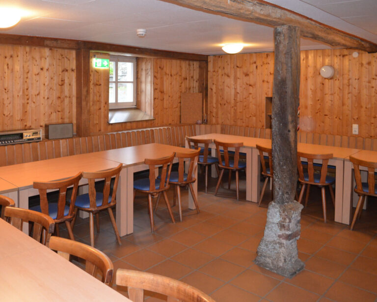 Gruppenraum im Jugendhaus