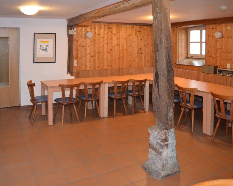 Gruppenraum im Jugendhaus